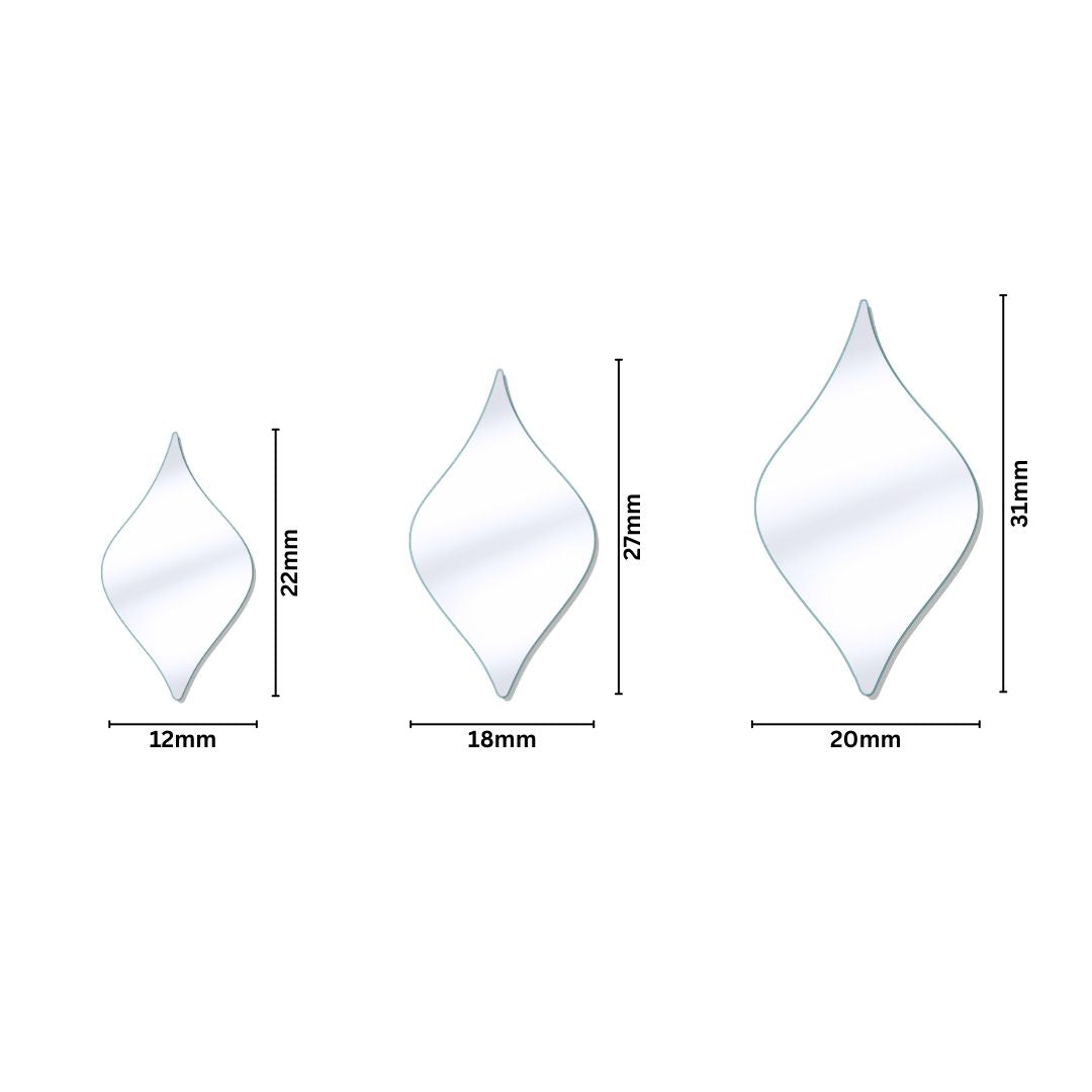 Leaf Shape Mirror | Qty : 200grms | M10