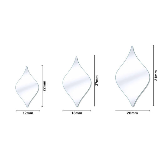 Leaf Shape Mirror | Qty : 200grms | M10