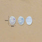 Oval AB Plastic Pearl (No Hole) | Size : 11mm | Qty : 50pcs | PPB79