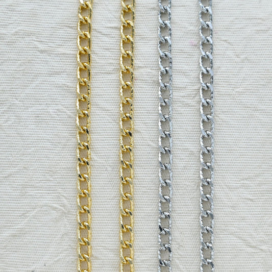 Aluminium Chain | Size : W-6mm H-9mm | Qty : 1mtr | JT-14-43-8