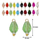 Transparent Lariya Drop Shape Beads | Size : 11mm | Qty : 50pcs