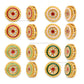 Round Meenakari Kundan Beads | Size : 12mm | Qty : 12pcs | MK26