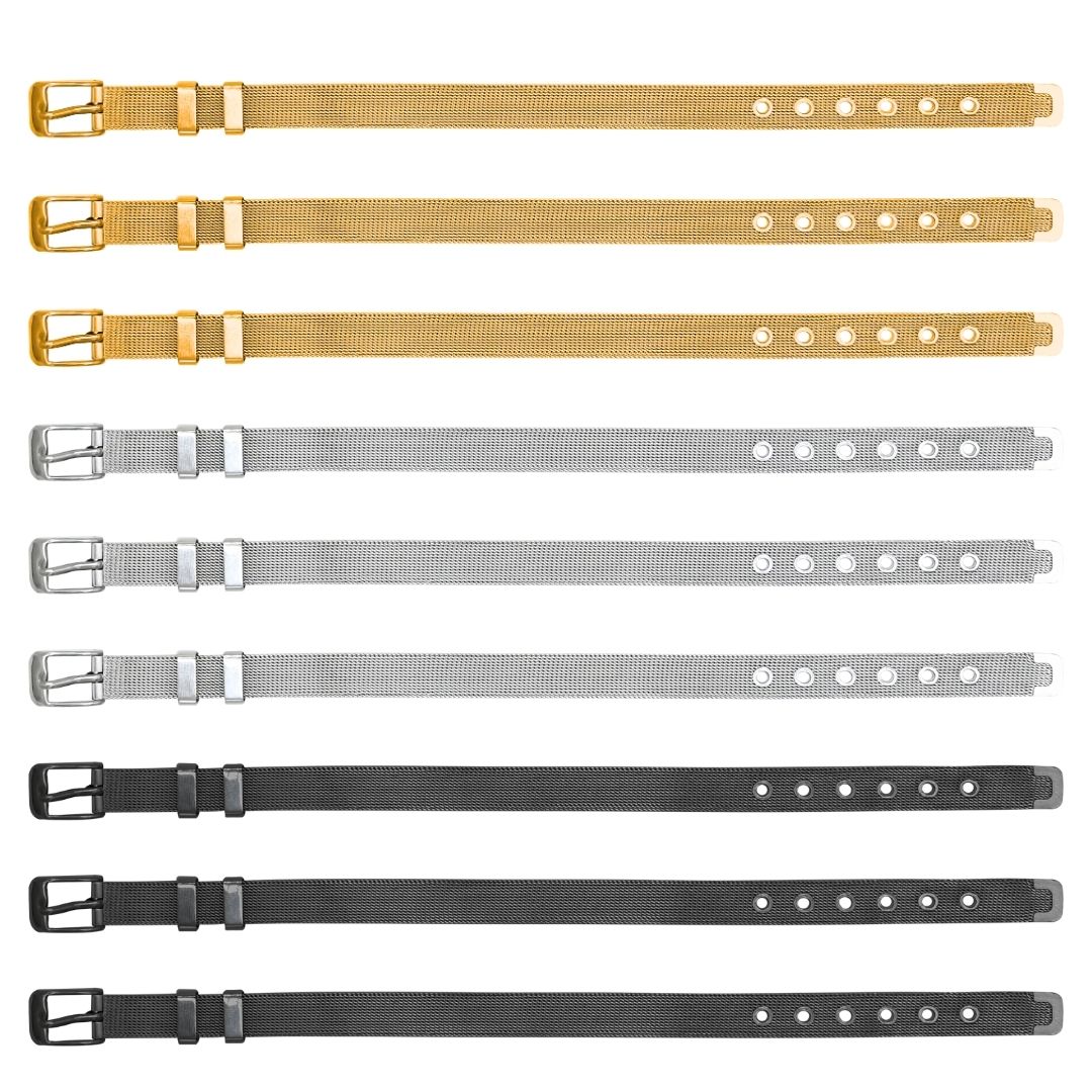 Plain Steel Mesh Bracelet Adjustable | Size : 9inch | Qty : 1pc | B14