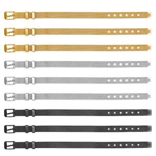 Plain Steel Mesh Bracelet Adjustable | Size : 9inch | Qty : 1pc | B14