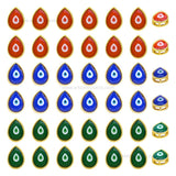 Drop Evil Eye Meenakari Kundan Beads | Size : 16mm | Qty : 12pcs | MKB68