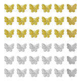 Butterfly Brass Charms | High Quality | Size : 11mm | Qty : 6pcs