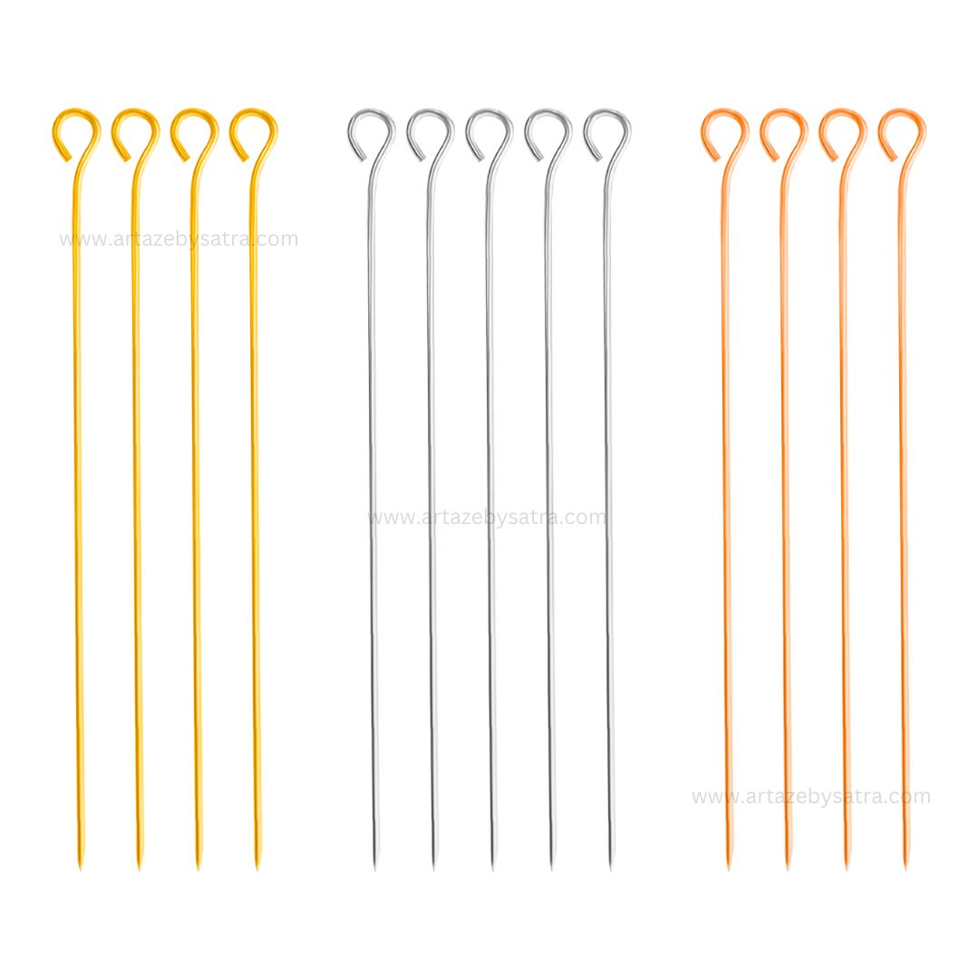 Hijab Pins | Needles | Size : 48mm | Qty : 100pcs | BF61