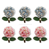Floral Appliques | Size : 45mm | Qty : 6pcs