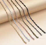 Iron Chain (Indian Plating) | Size : 2mm | IP03