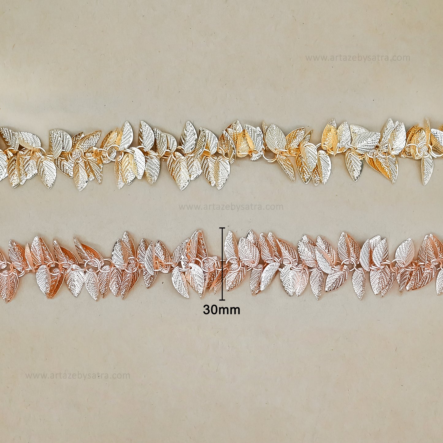 Leaf Shape Iron Chain | Qty : 1mtr | IC29