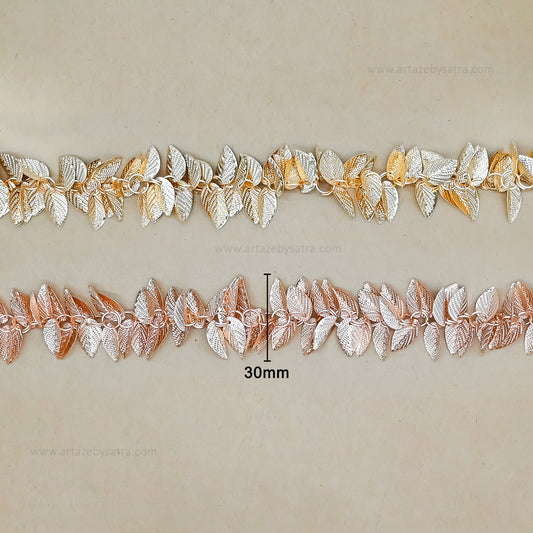 Leaf Shape Iron Chain | Qty : 1mtr | IC29