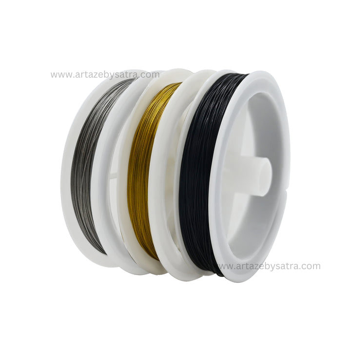 Jewelry Gair Wire | Size : 50mtr per roll | Qty : 1pc