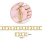 Aluminium Chain | Size : W-13mm H-23mm | Qty : 1mtr | JT-14-43-6