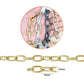 Aluminium Chain | Size : W-15mm H-25mm | Qty : 1mtr | JT-19-35-34