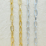 Aluminium Chain | Size : W-9mm H-19mm | Qty : 1mtr | JT-19-35-2