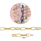Aluminium Chain | Size : W-13mm H-28mm | Qty : 1mtr | JT-19-35-29