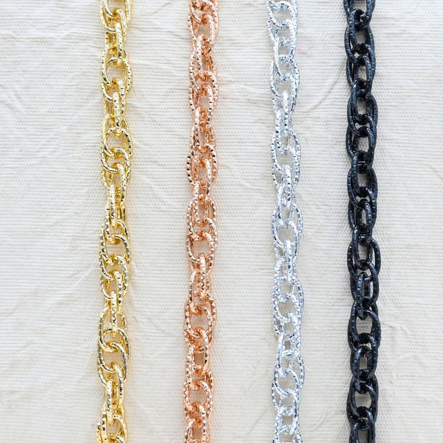 Aluminium Chain | Size : W-10mm H-14mm | Qty : 1mtr | JT-16-57-8