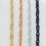 Aluminium Chain | Size : W-10mm H-14mm | Qty : 1mtr | JT-16-57-8