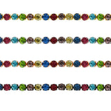 Multicolour Diamond Stone Chain | Qty : 10mtr | DC09