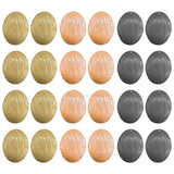 1 Loop Oval Shiny Finish Metal Art | Size : 45mm | Qty : 100g | MF20