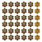 Meenakari Kundan Beads | Size : 9mm | Qty : 12pcs | MKB32