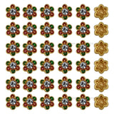 Meenakari Kundan Beads | Size : 9mm | Qty : 12pcs | MKB32
