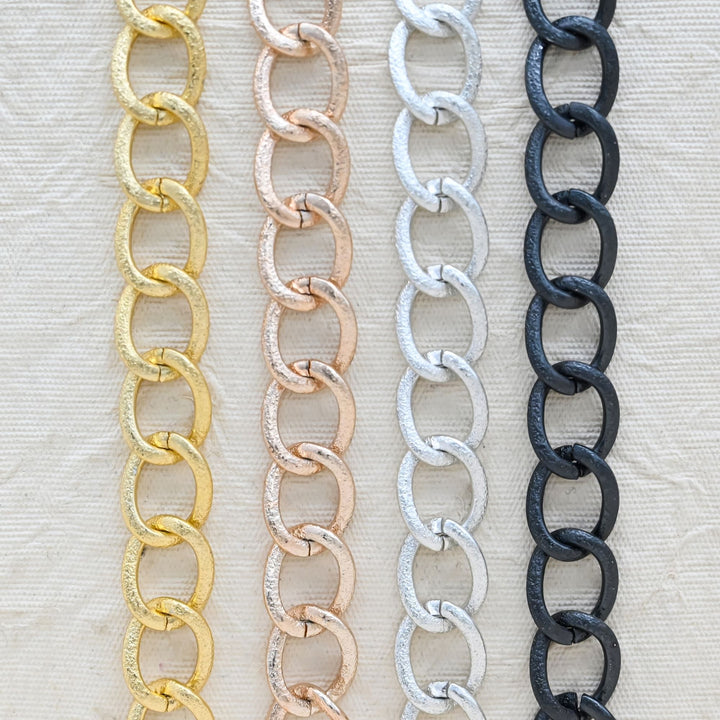 Aluminium Chain | Size : W-16mm H-20mm | Qty : 1mtr | JT-19-35-31
