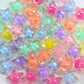 Assorted Star Transparent Pastel Plastic Beads | PB81
