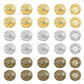 Designer Metal Balls | Size : 26mm | Qty : 500g | MA390