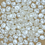 Irregular Pebble Shape Plastic Pearl Beads | Size : 13mm | PPB10