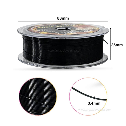 Tangus Thread (High Quality) | Size : 0.5mm | Qty : 100mtr per roll