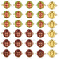Meenakari Kundan Beads |  Size : 20mm | Qty : 12pcs | MKB47