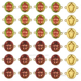 Meenakari Kundan Beads |  Size : 20mm | Qty : 12pcs | MKB47