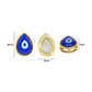 Drop Evil Eye Meenakari Kundan Beads | Size : 16mm | Qty : 12pcs | MKB68
