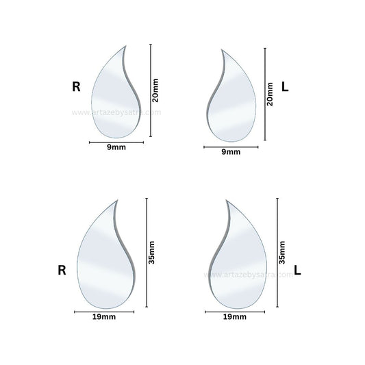 Leaf Shape Mirror | Qty : 200grms | M15