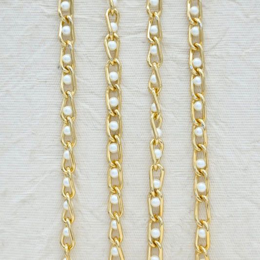 Aluminium Chain | Size : W-6mm H-13mm | 1mtr | JT-9-35-7