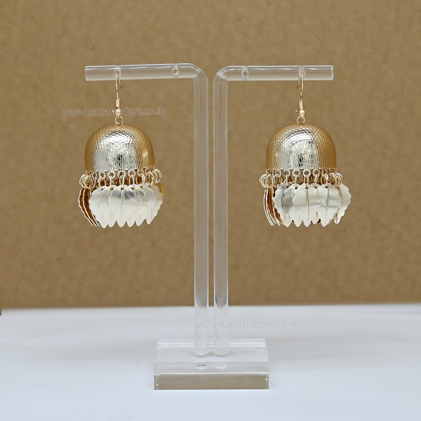 Leaf Tassel Jhumkas | Qty : 2pcs-1pair | EF85