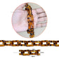 Tortoise Acrylic Printed Mask Chain | Size : H-23mm W-38mm | Qty : 1mtr | AC14