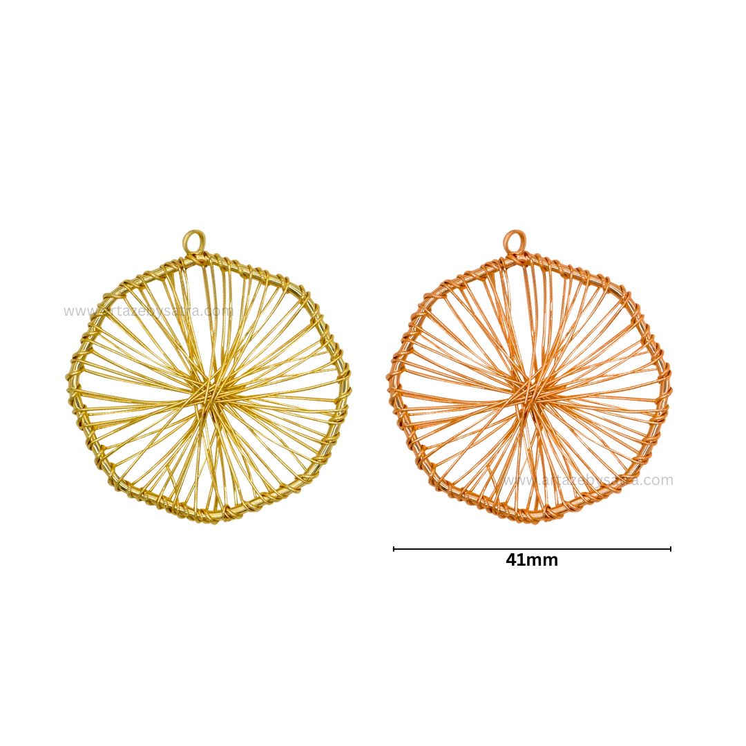 Wire Jewelry Design | Size : 46mm | Qty : 10pcs | WR34