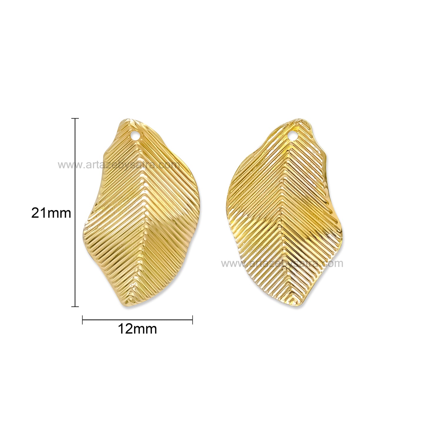 1 Hole Metal Art | Size : 21mm | Qty : 50pcs | MA360