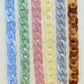 Matt Translucent Acrylic Chains | Size : 16mm | Qty : 1mtr | AC08