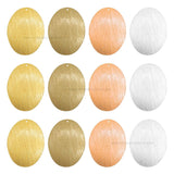 1 Loop Oval Matt Finish Metal Art | Size : 45mm | Qty : 100g | MF19