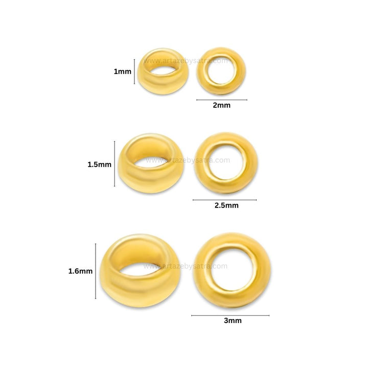 Round Crimp Ends Beads | BF02
