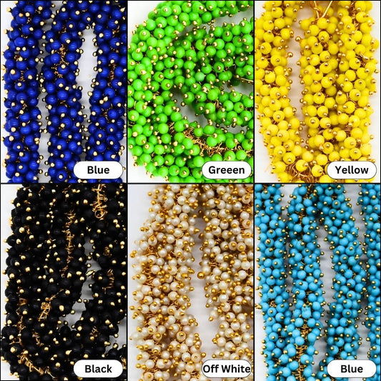 Bunch Lariya Beads | Size : 4mm | 100g