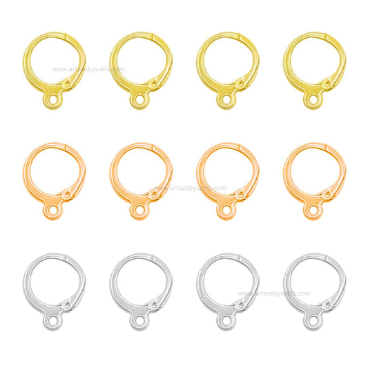 Round Brass Bali | Size: 12mm | Qty: 12pcs | EF14