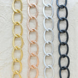 Aluminium Chain | Size : W-20mm H-30mm | Qty : 1mtr | JT-19-35-30