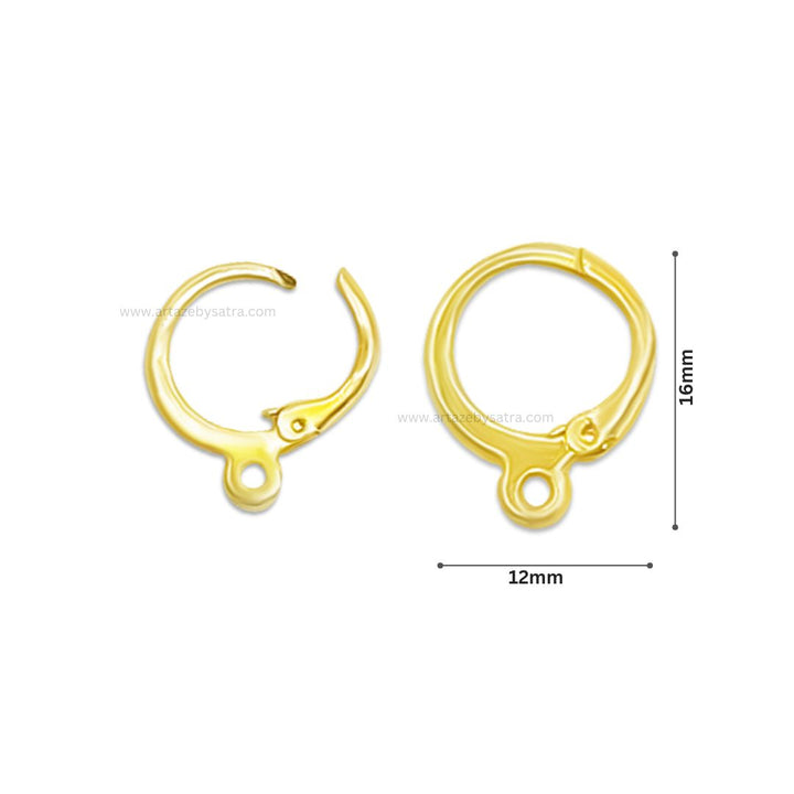 Round Brass Bali | Size: 12mm | Qty: 12pcs | EF14