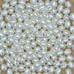 Smooth Striped Oval Plastic Pearl Beads | Size : 11mm | PPB103