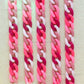 Two tone Acrylic Mask Chain | Size : H-17mm W-22mm | Qty : 1mtr | AC05