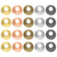 2 Loop Round Shiny Finish Metal Art | Size : 40mm | Qty : 100g | MF16
